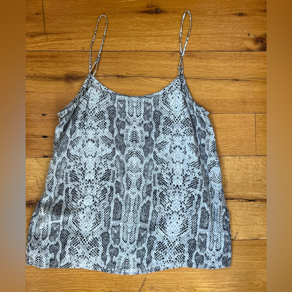 Equipment Layla Python-Printed Silk Camisole Size… - image 2